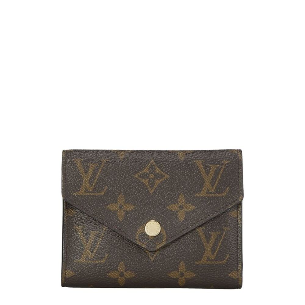 Louis Vuitton Brown Monogram Canvas Victorine Wallet (Authentic Pre-Loved)